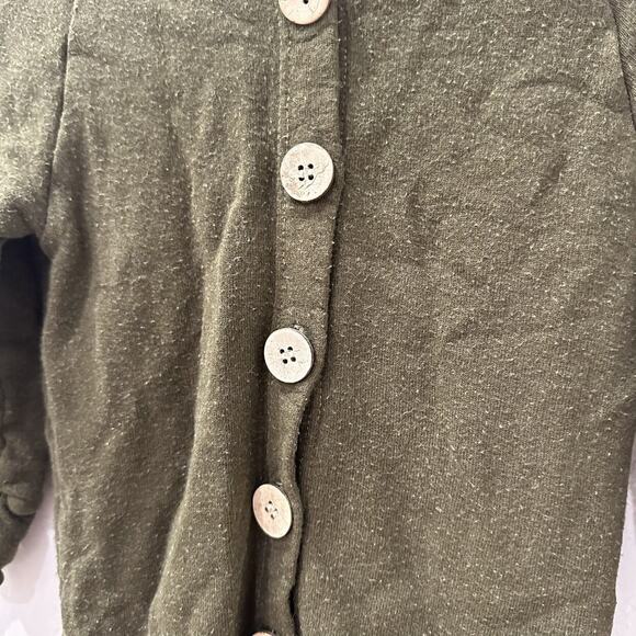 Childhoods Dark Olive Green Hooded Romper - Picture 4 of 9